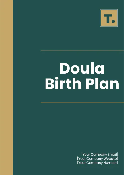 Free Doula Birth Plan Template to Edit Online