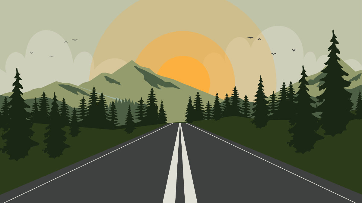 Country Road Background