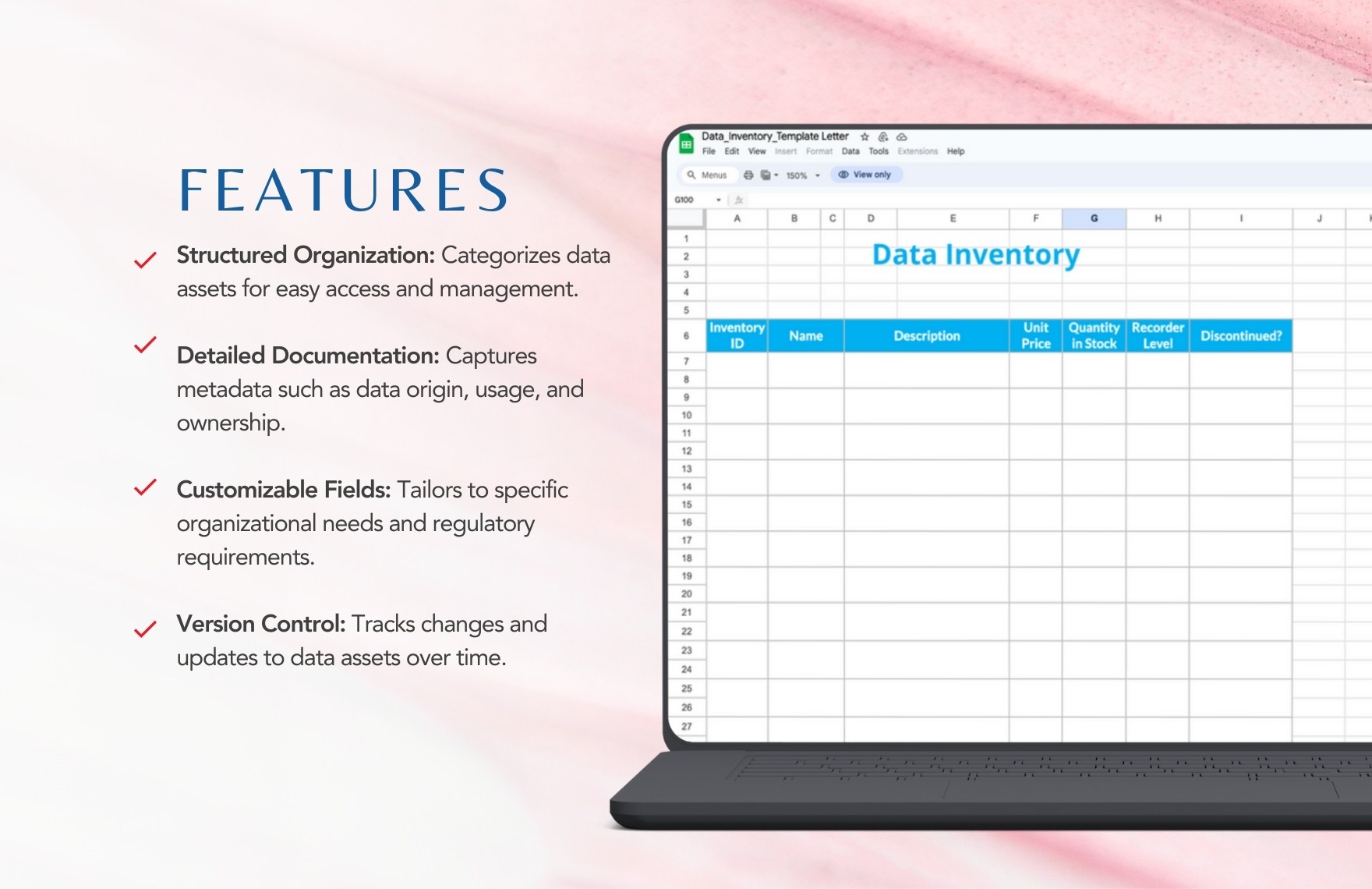 Data Inventory Template