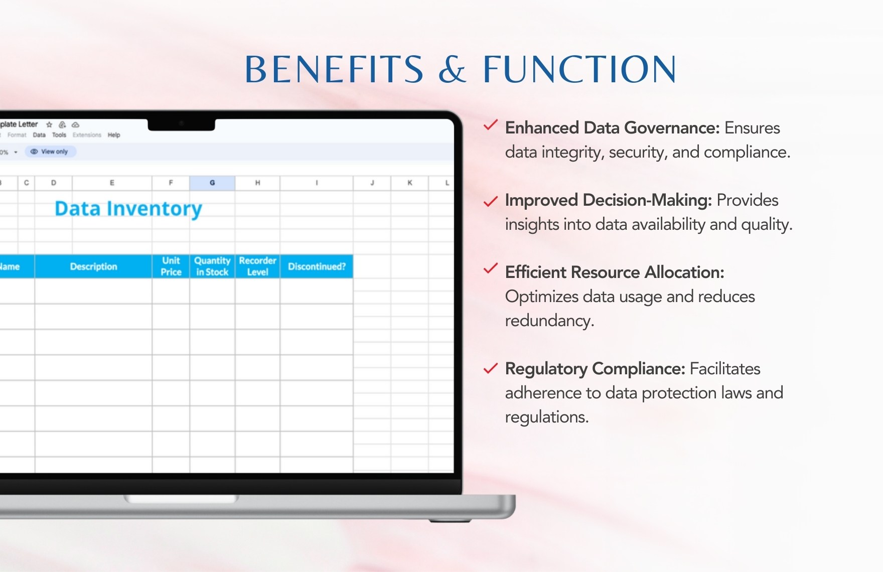 Data Inventory Template