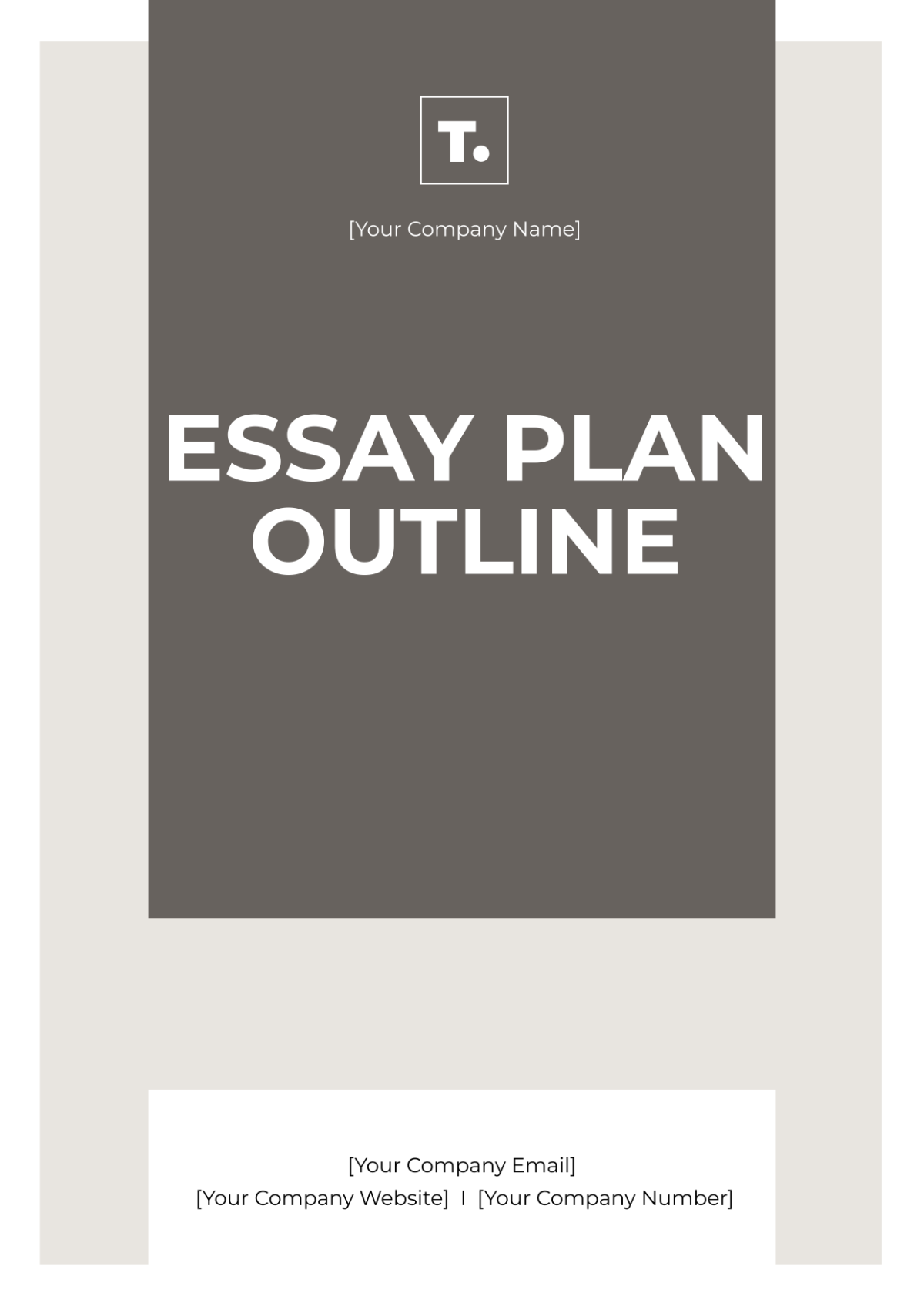 Essay Plan Outline Template - Edit Online & Download