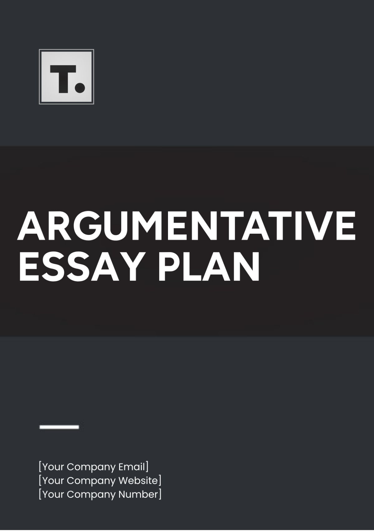 Argumentative Essay Plan Template - Edit Online & Download