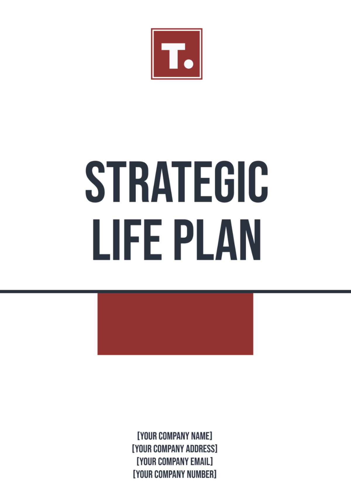 Free Life Plan Templates, Editable and Printable