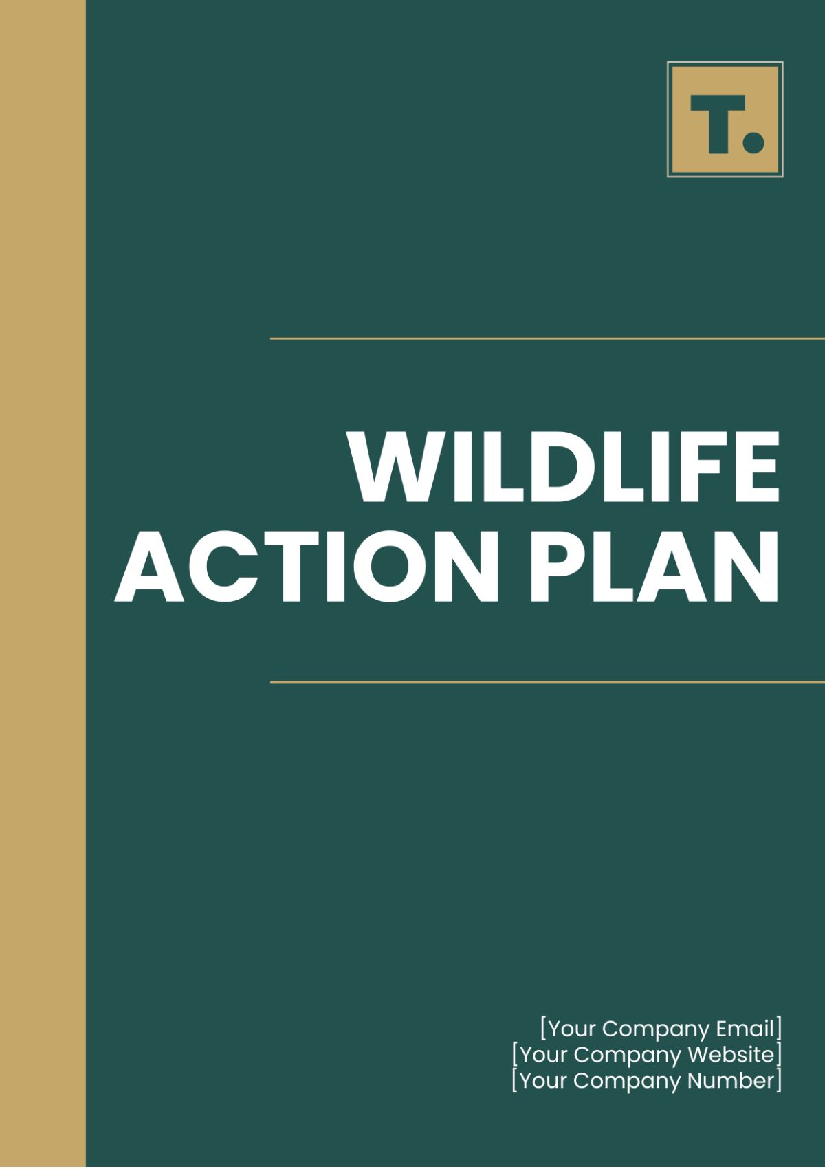 Wildlife Action Plan Template - Edit Online & Download