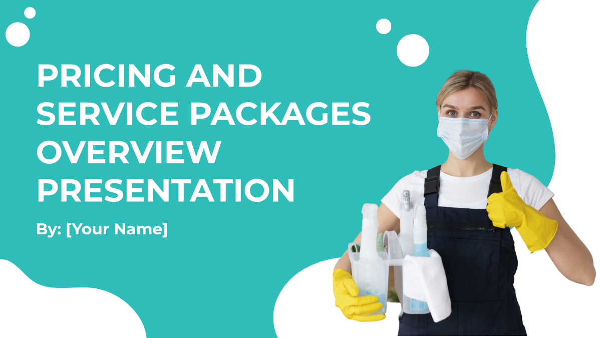 Pricing and Service Packages Overview Presentation Template