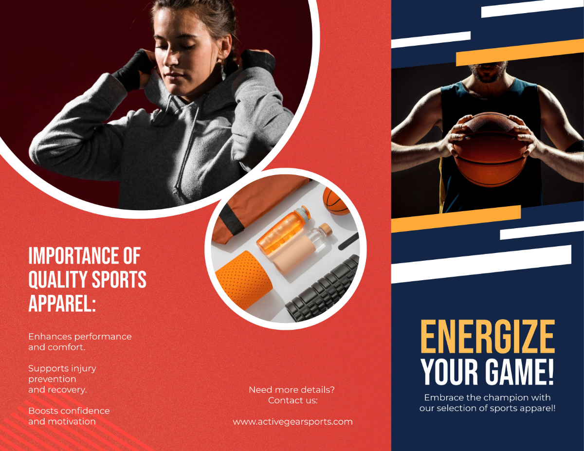 Sports Brochure Template