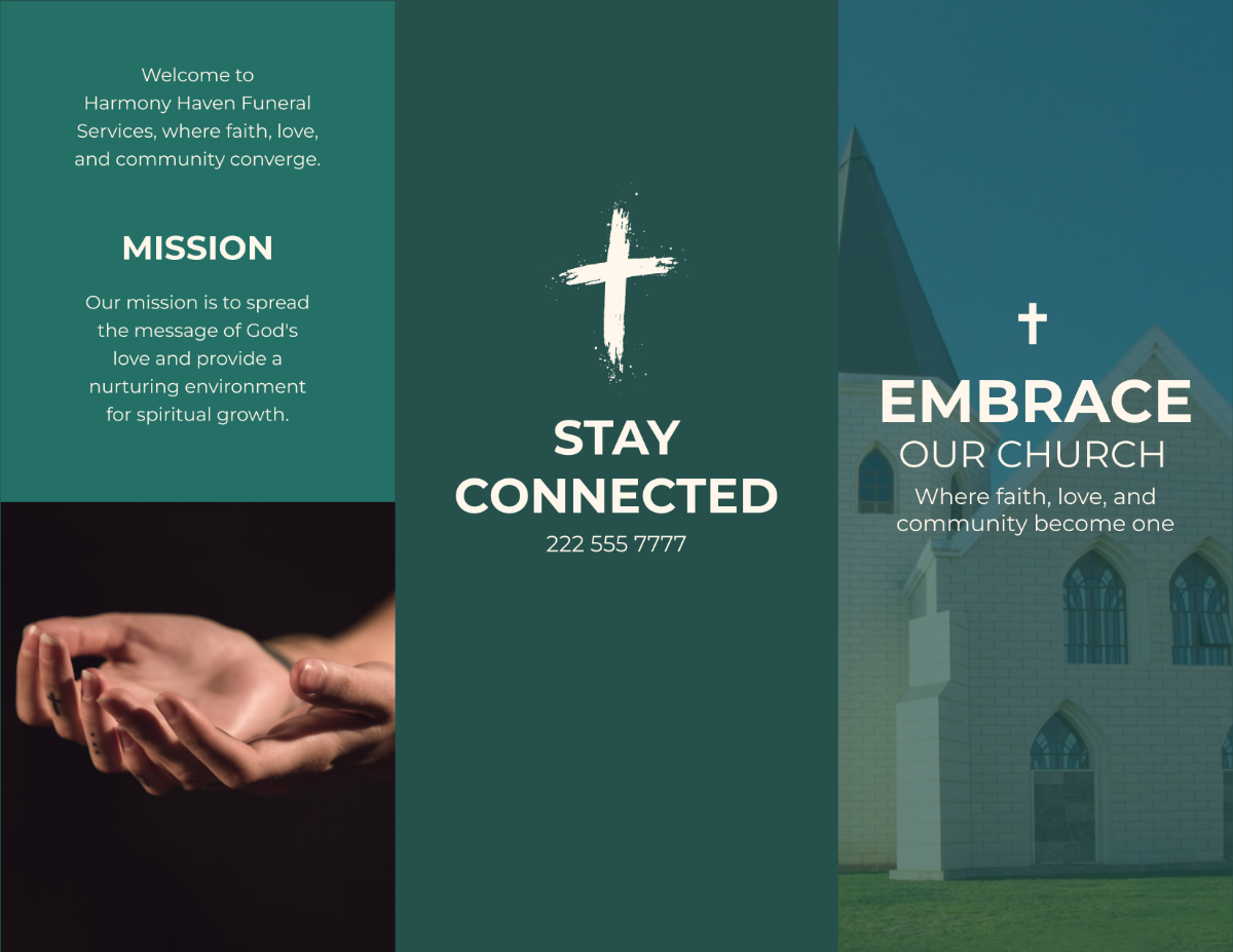 Christian Church Brochure Template