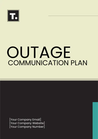 Free Outage Communication Plan Template to Edit Online