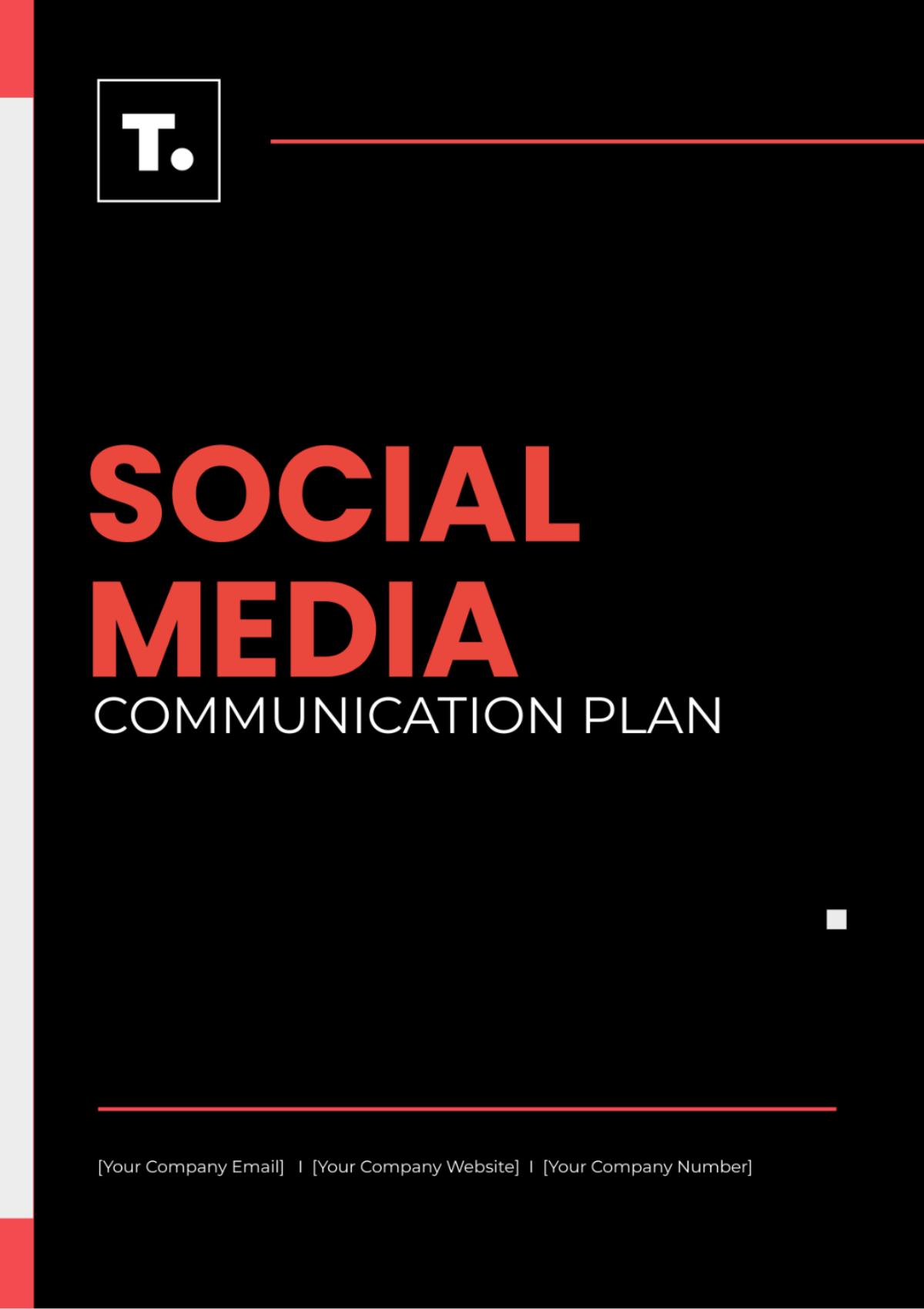 Social Media Communication Plan Template - Edit Online & Download