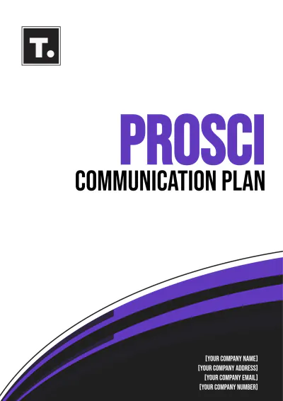 Free Prosci Communication Plan Template to Edit Online