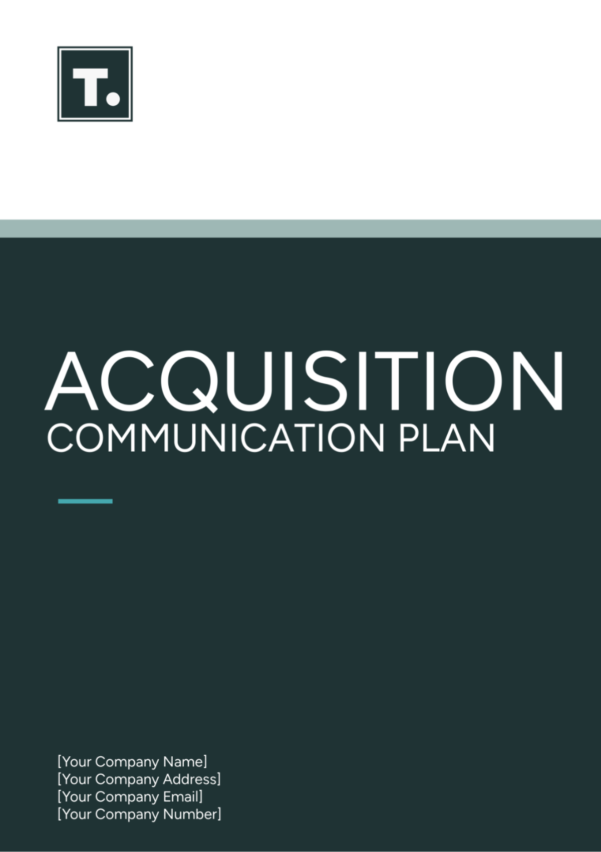 Acquisition Communication Plan Template - Edit Online & Download