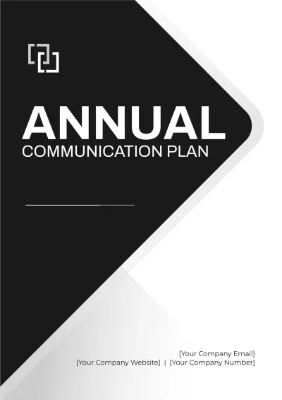 Free Annual Communication Plan Template to Edit Online