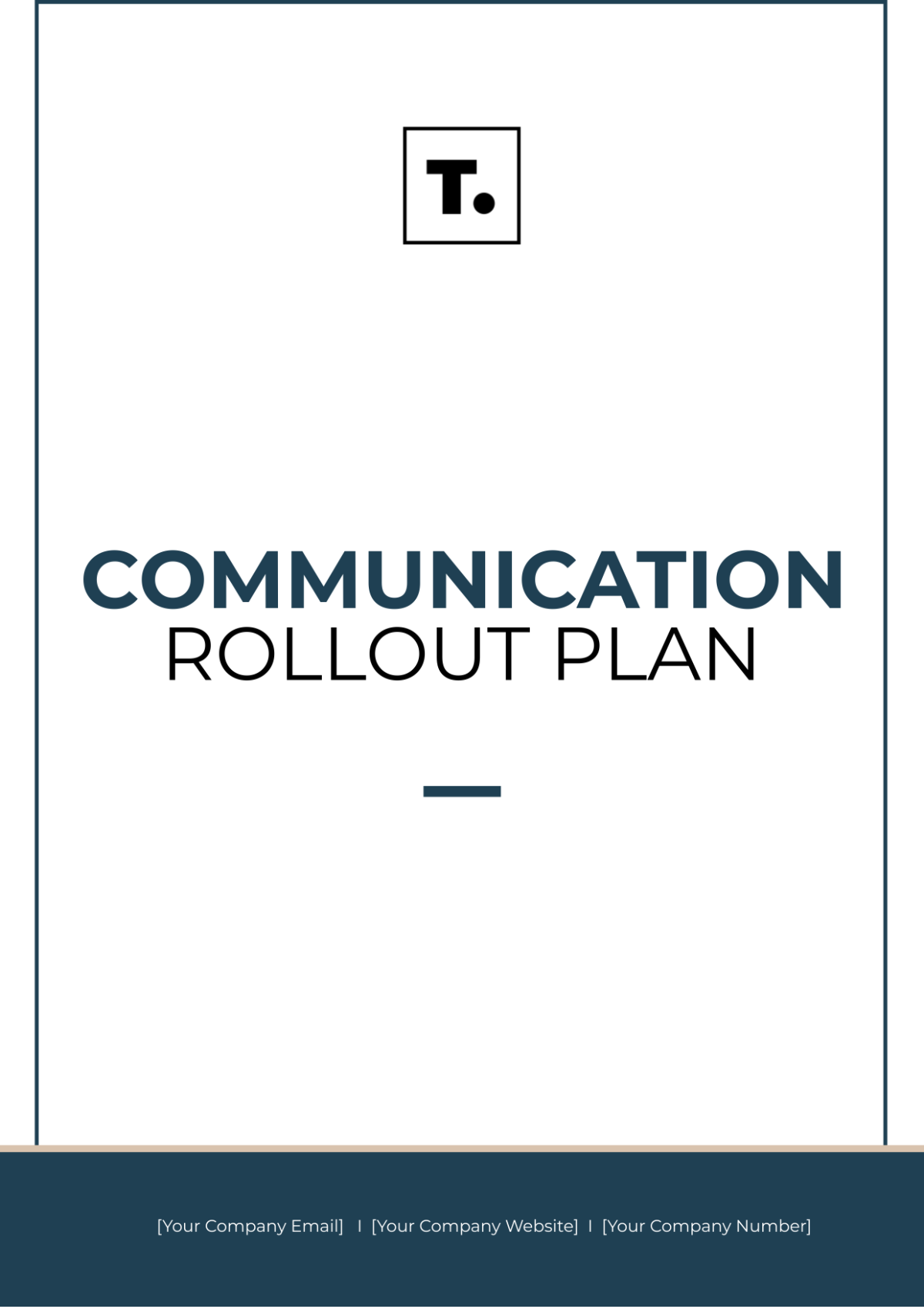 Communication Rollout Plan Template - Edit Online & Download