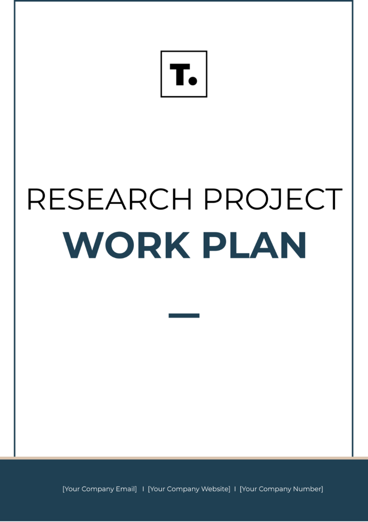 Free Research Project Work Plan Template