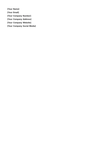 Free Customer Communication Plan Template to Edit Online