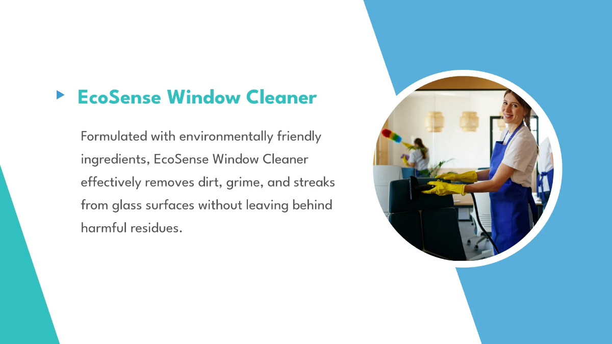 Free Window and Glass Cleaning Services Presentation Template to Edit Online