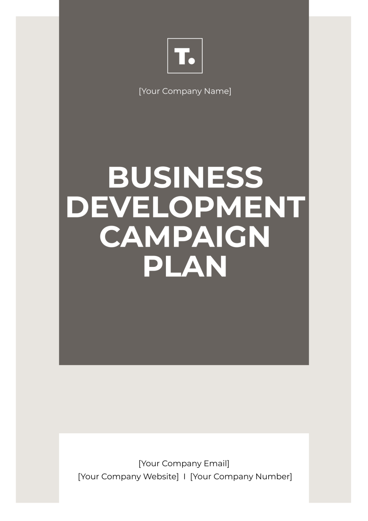 Business Development Campaign Plan Template - Edit Online & Download