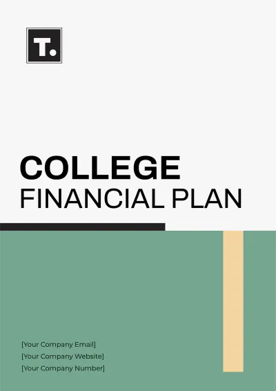 Free College Financial Plan Template to Edit Online
