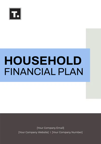 Free Household Financial Plan Template to Edit Online