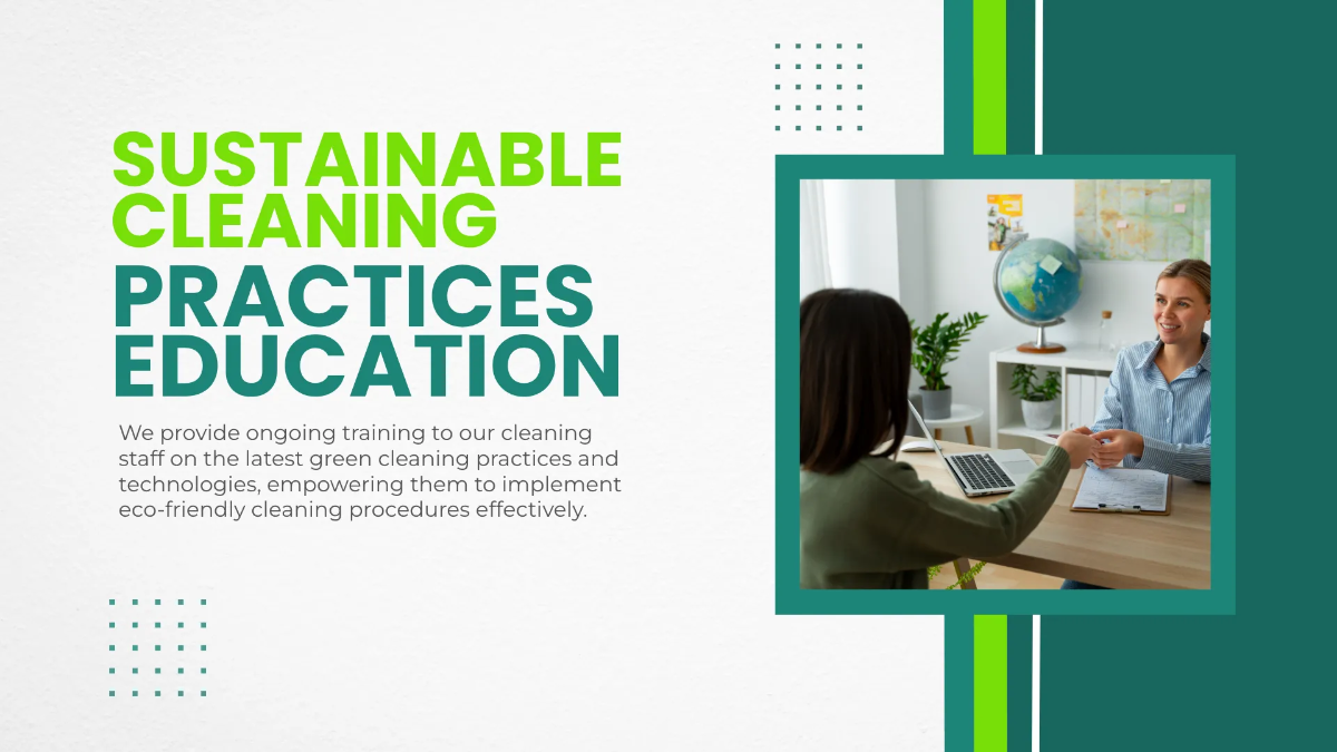 Free Eco-Friendly Cleaning Practices Presentation Template to Edit Online