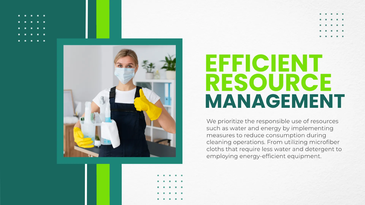 Free Eco-Friendly Cleaning Practices Presentation Template to Edit Online