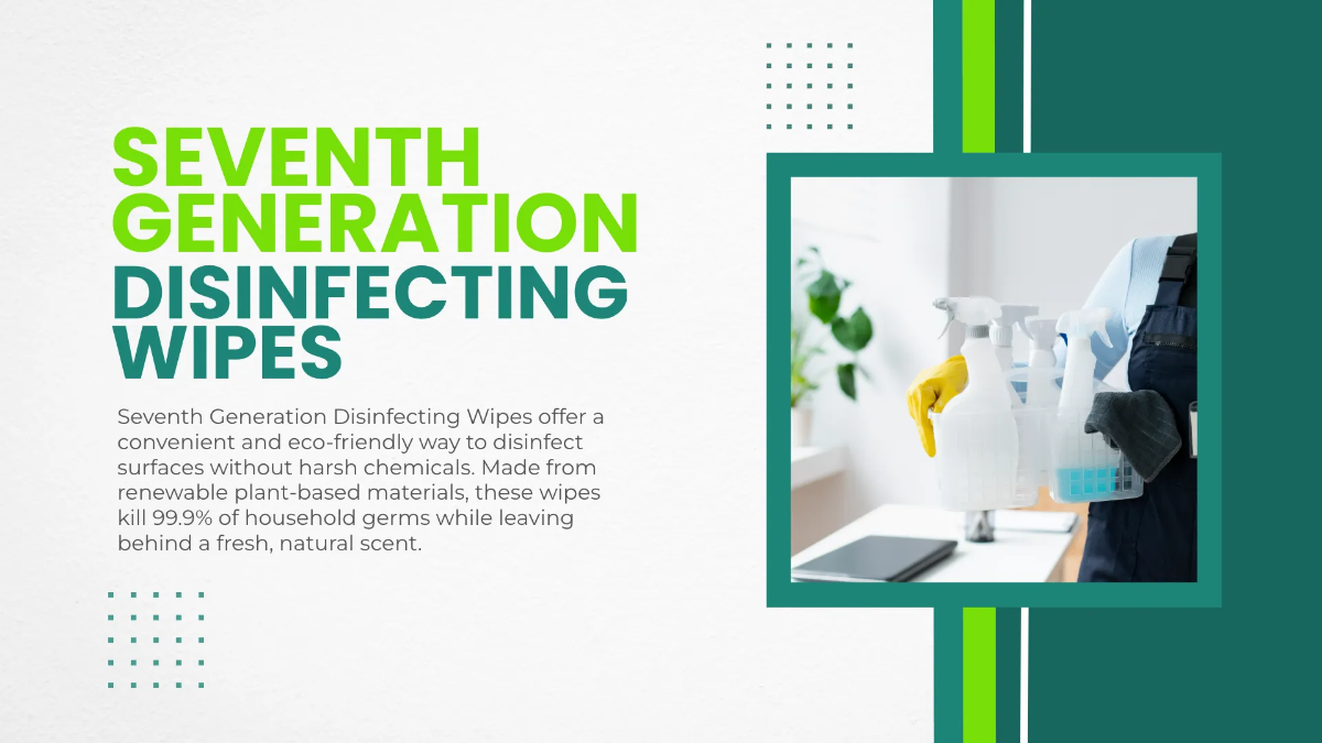 Free Eco-Friendly Cleaning Practices Presentation Template to Edit Online