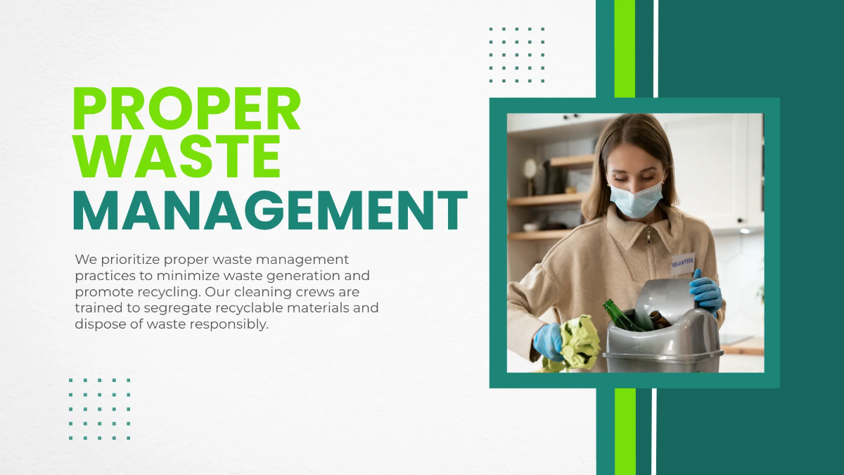 Free Eco-Friendly Cleaning Practices Presentation Template to Edit Online