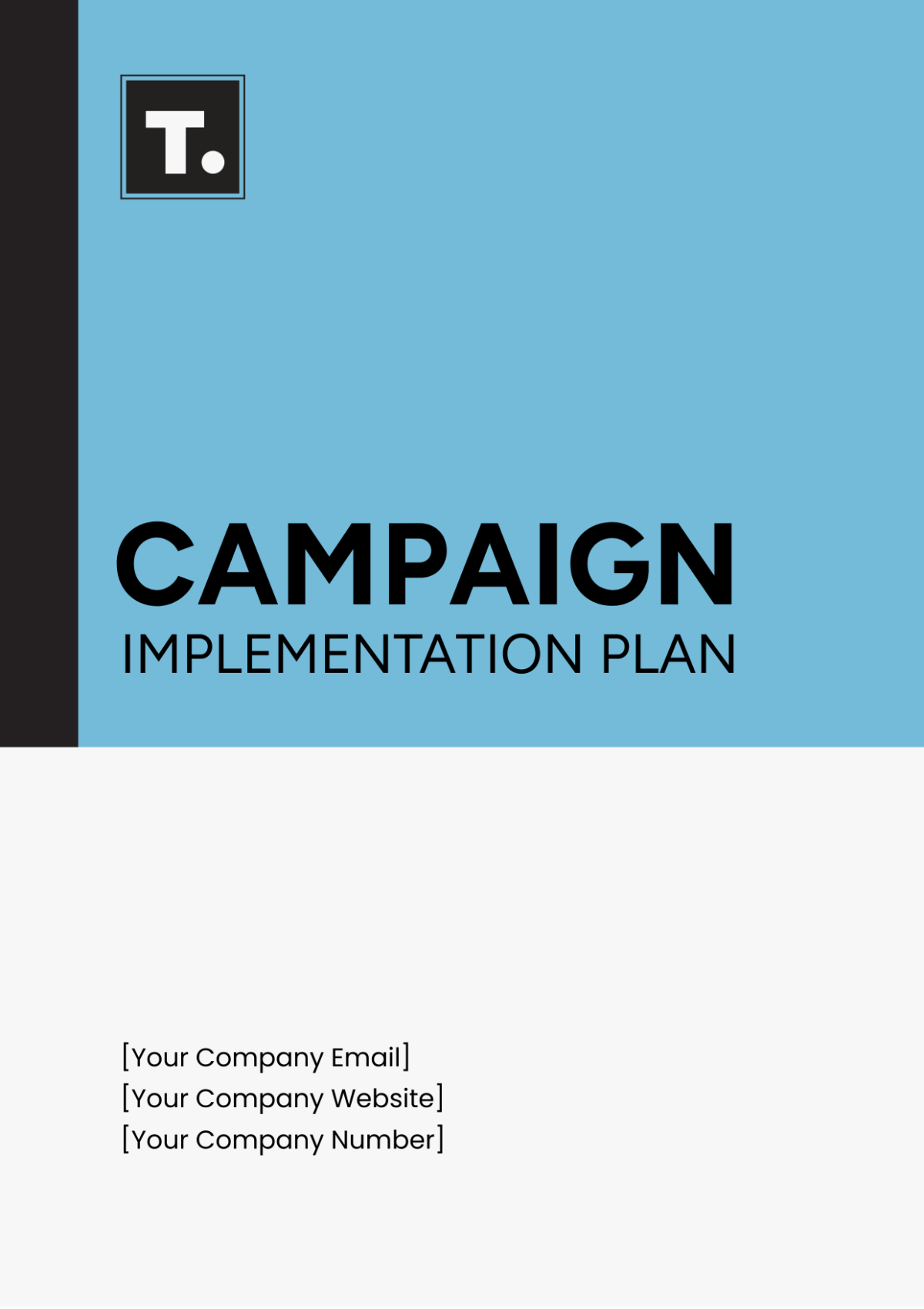 Campaign Implementation Plan Template - Edit Online & Download