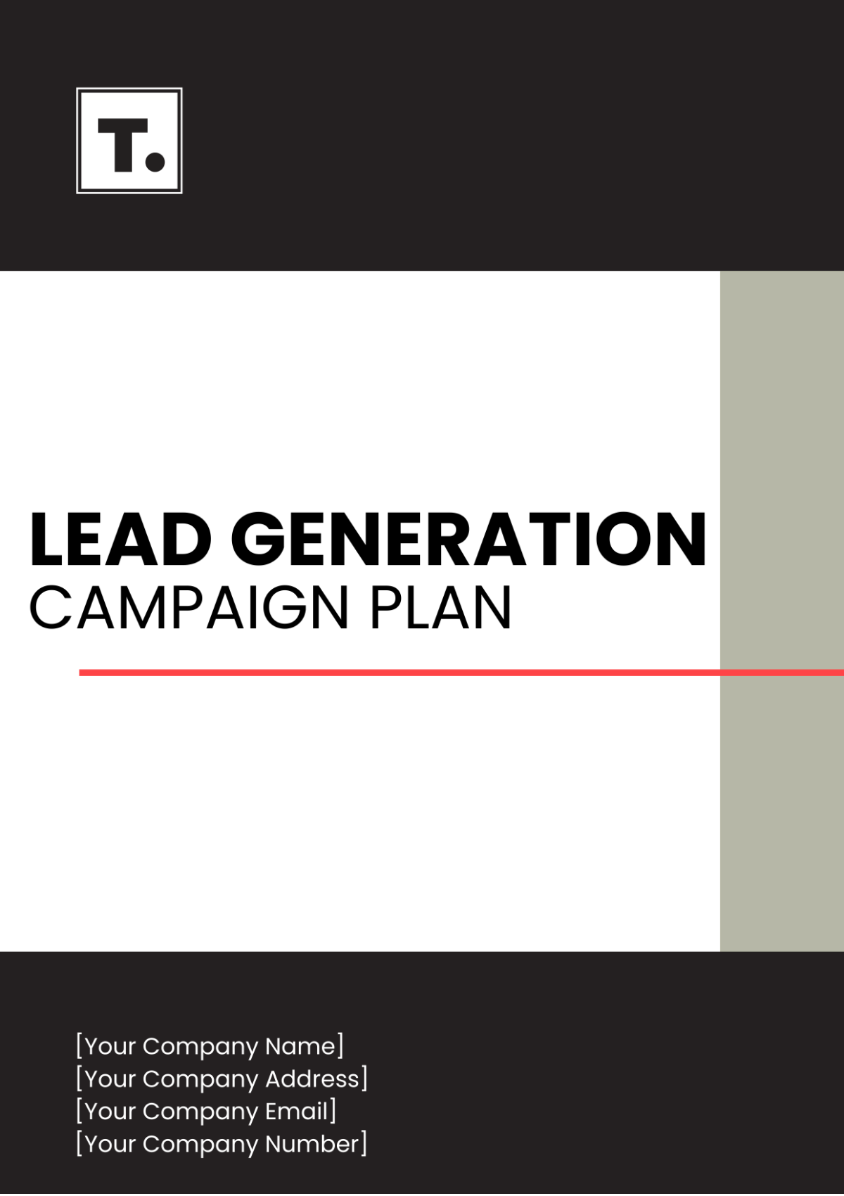 Lead Generation Campaign Plan Template - Edit Online & Download