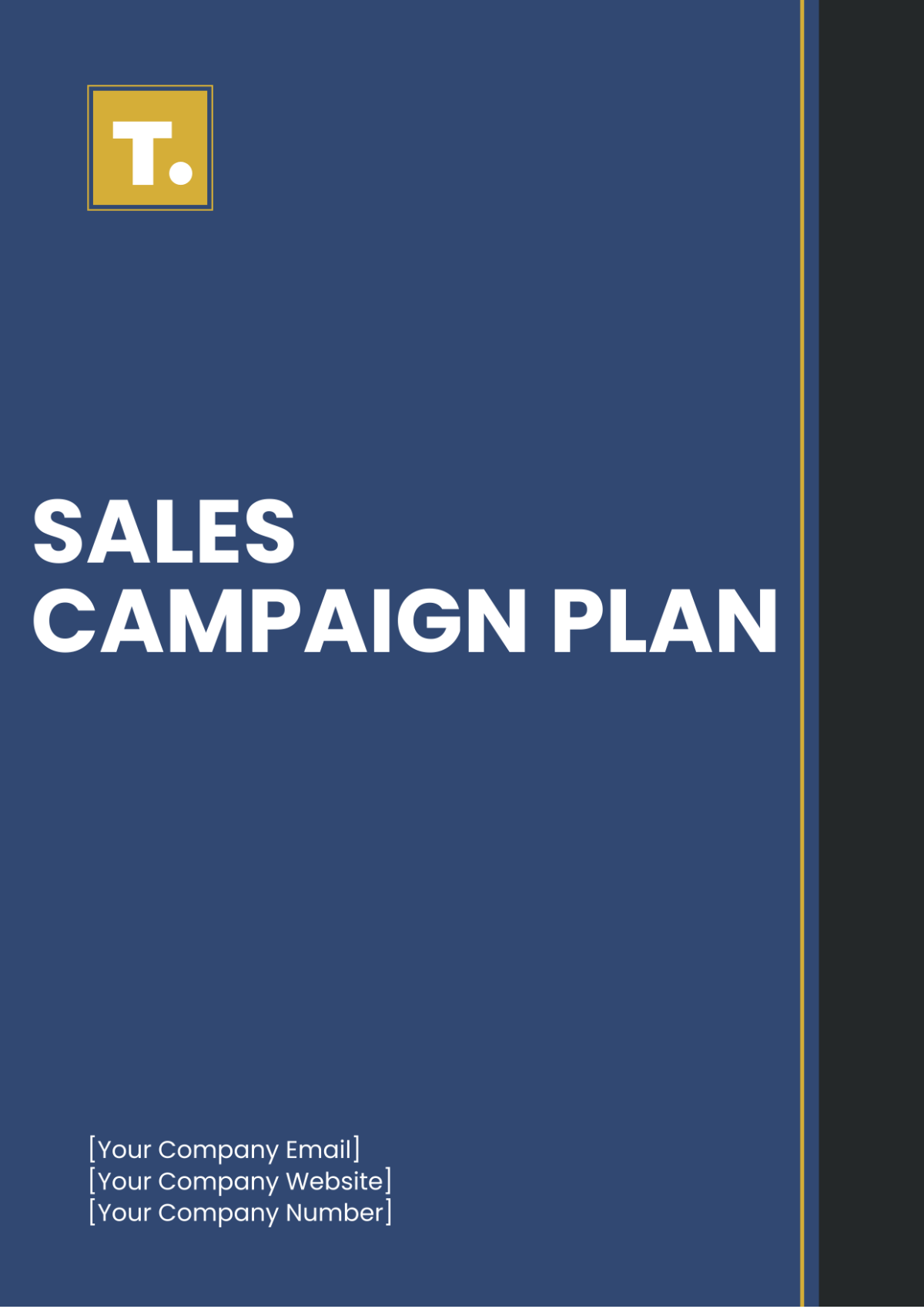 Sales Campaign Plan Template - Edit Online & Download