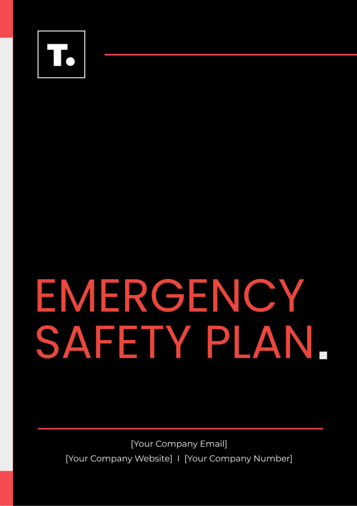 Emergency Safety Plan Template - Edit Online & Download