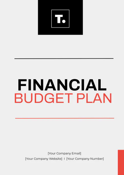 Free Financial Budget Plan Template to Edit Online