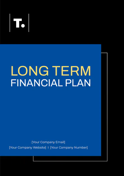 Free Long Term Financial Plan Template to Edit Online