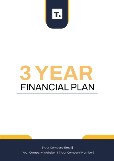 Free 3 Year Financial Plan Template to Edit Online