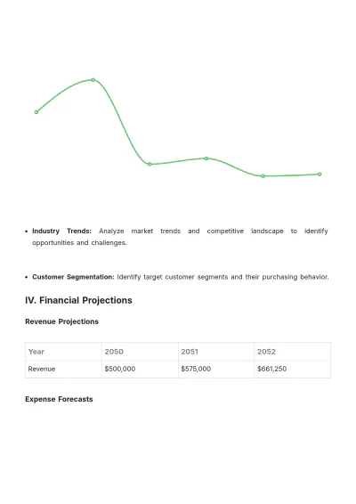 Free 3 Year Financial Plan Template to Edit Online