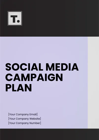 Free Social Media Campaign Plan Template to Edit Online