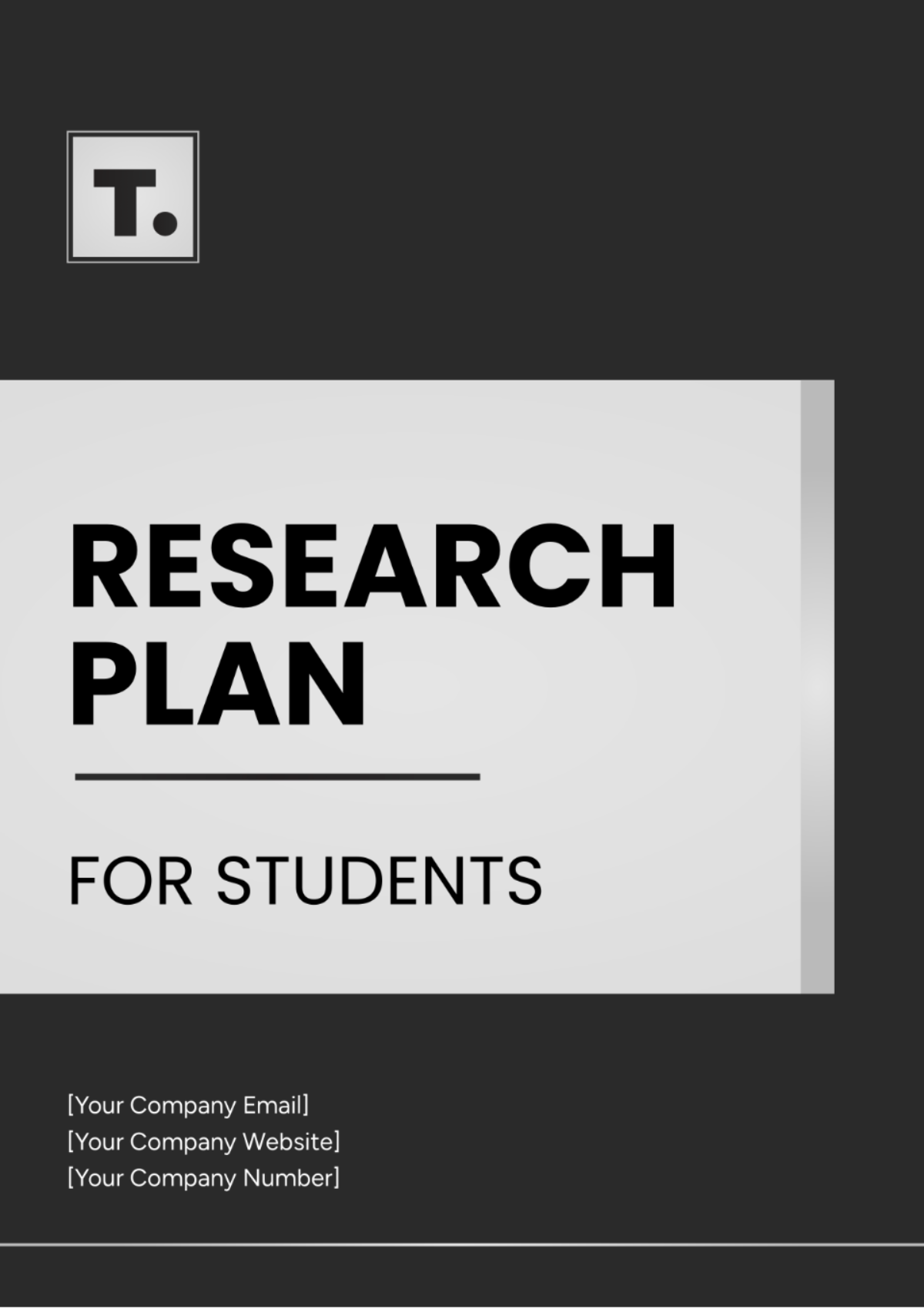 Research Plan Template For Students