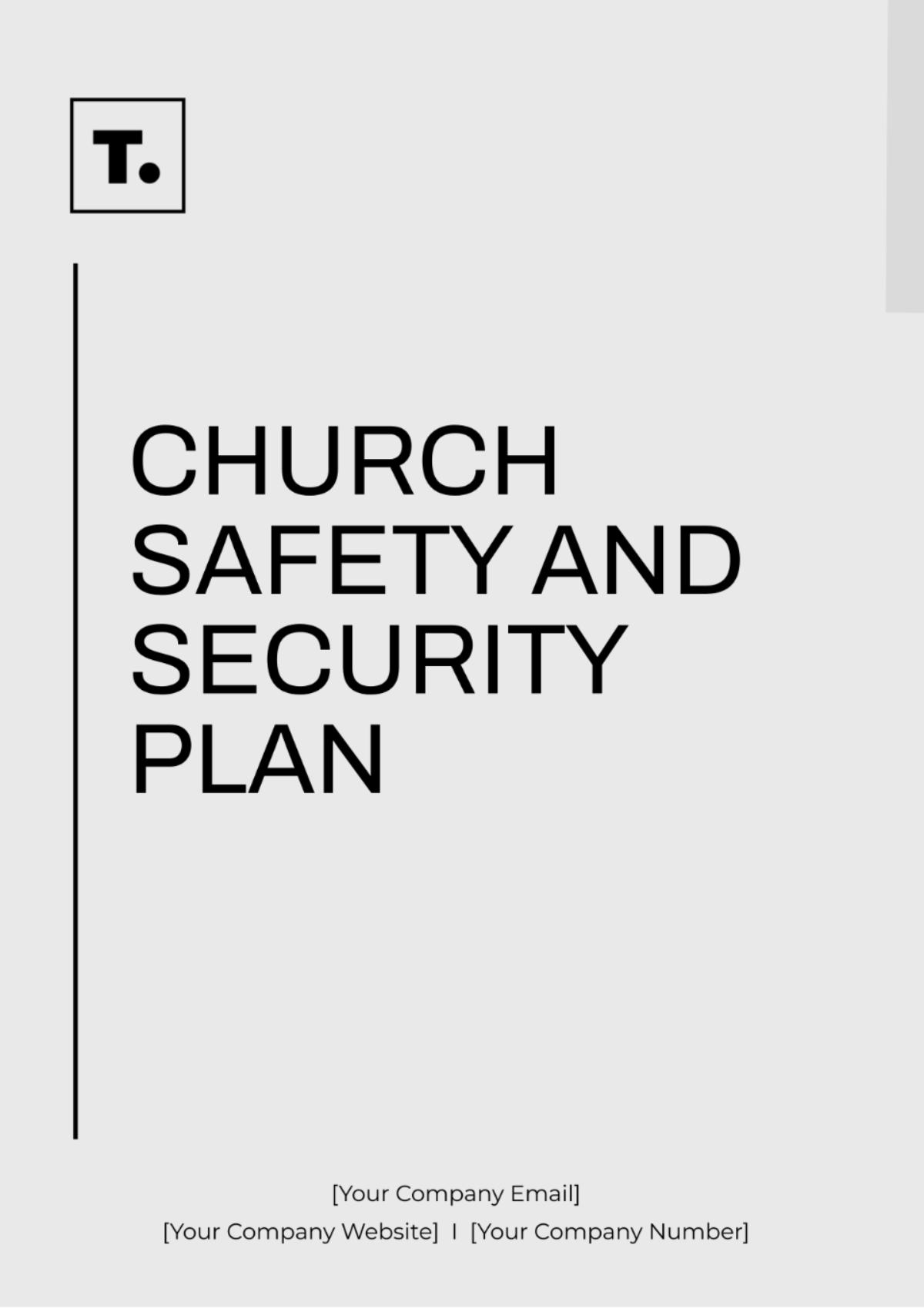 Church Safety And Security Plan Template - Edit Online & Download