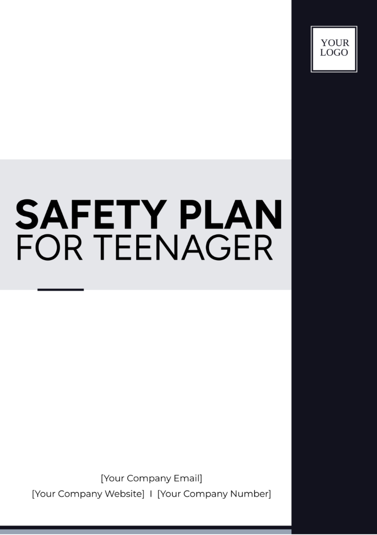 Safety Plan For Teenager Template - Edit Online & Download