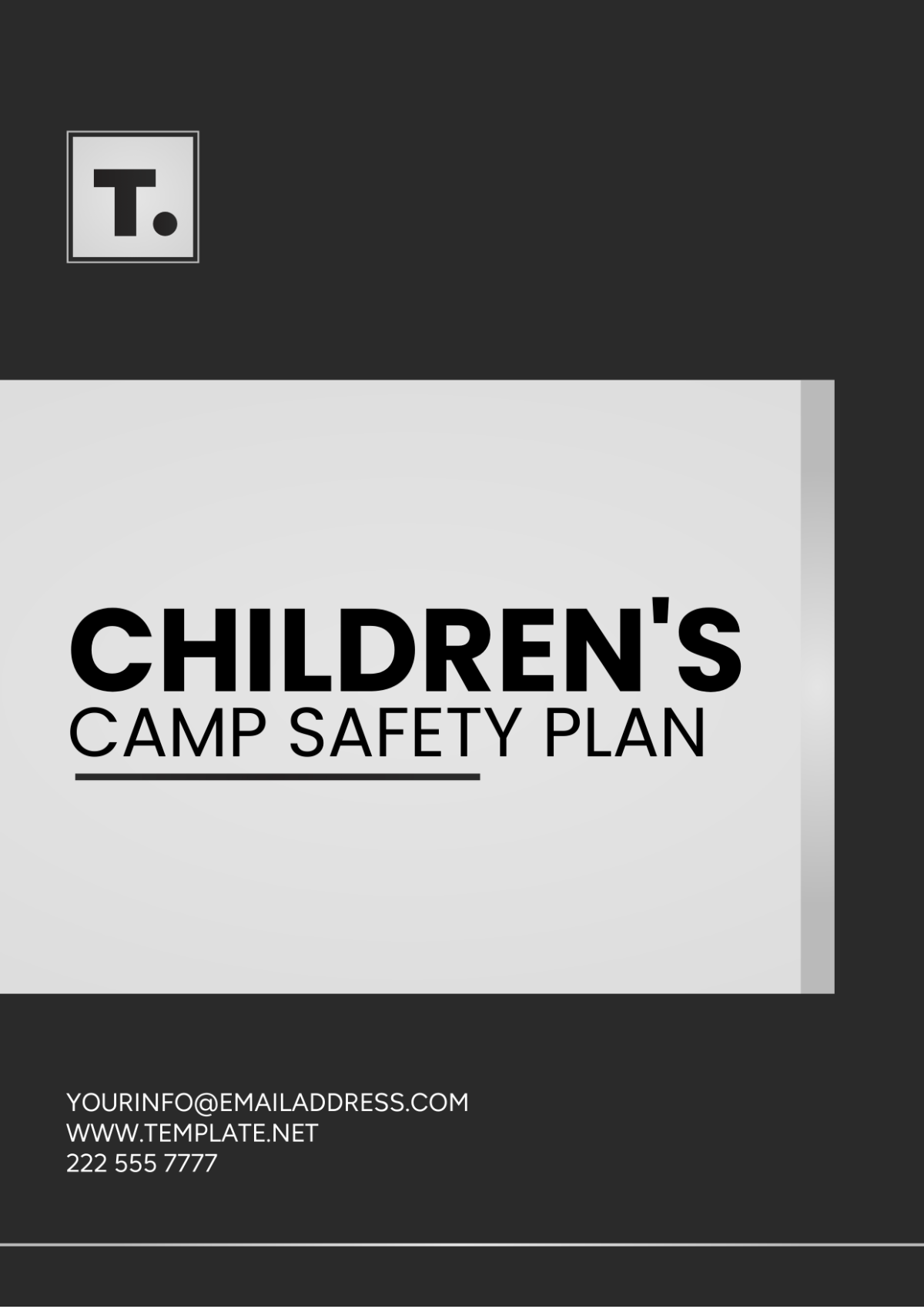 Children's Camp Safety Plan Template - Edit Online & Download