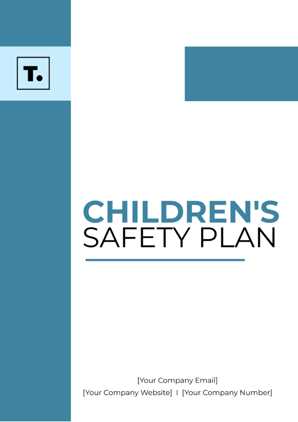 Children's Safety Plan Template - Edit Online & Download