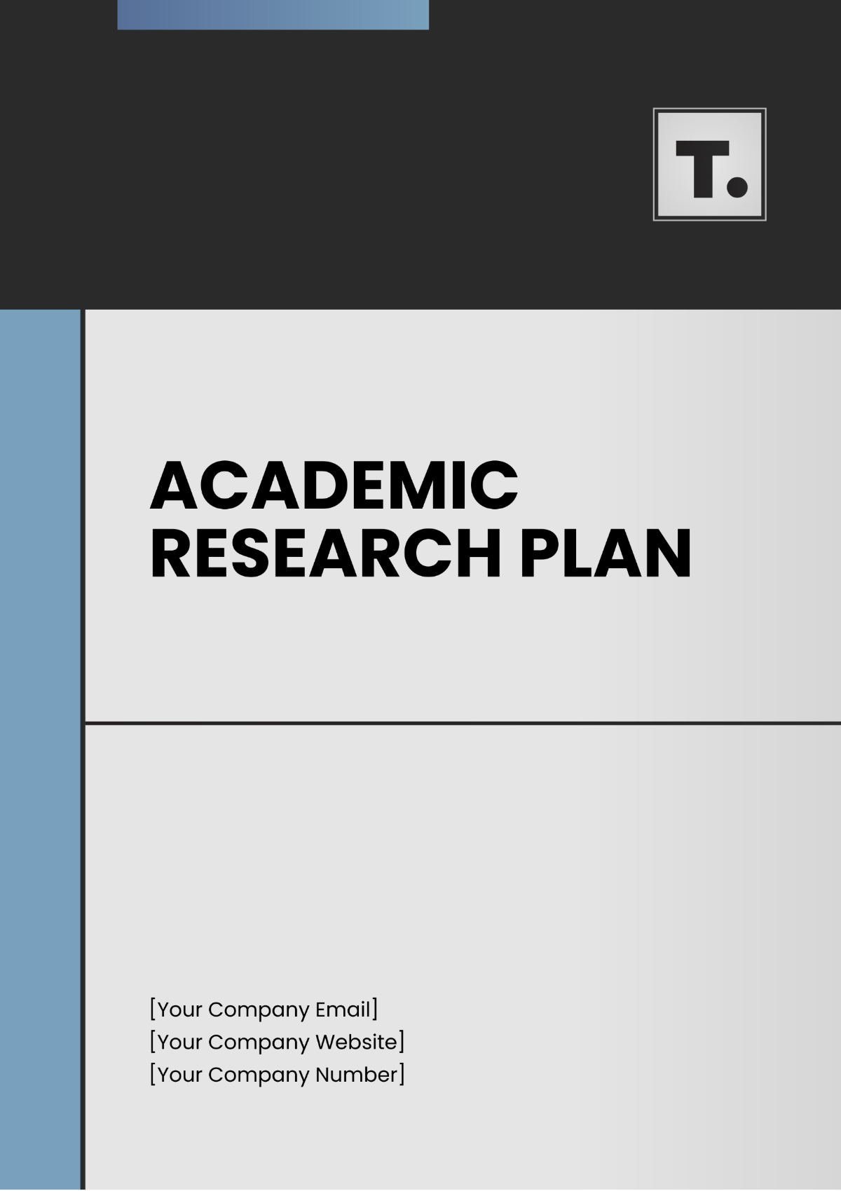 Academic Research Plan Template