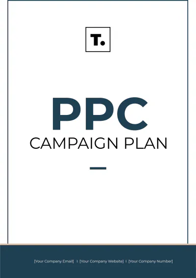Free PPC Campaign Plan Template to Edit Online