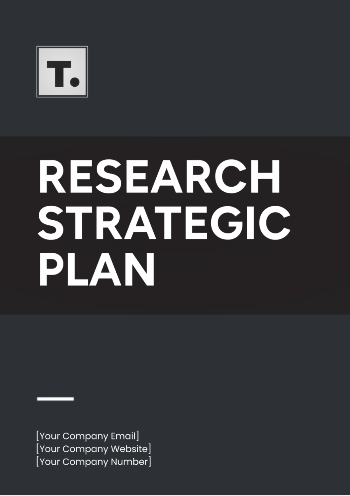 Research Strategic Plan Template