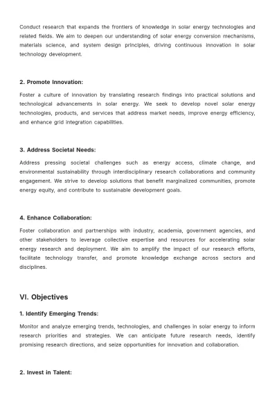 Free Research Strategic Plan Template to Edit Online