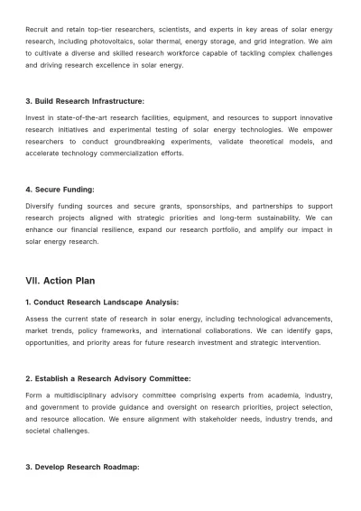 Free Research Strategic Plan Template to Edit Online