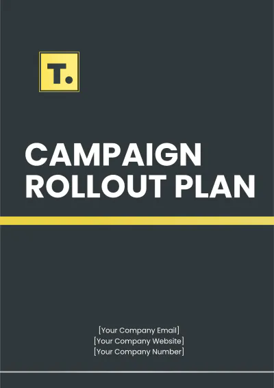Free Campaign Rollout Plan Template to Edit Online