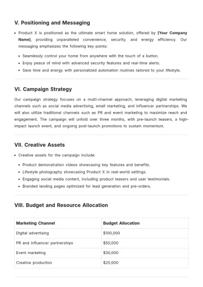Free Campaign Rollout Plan Template to Edit Online