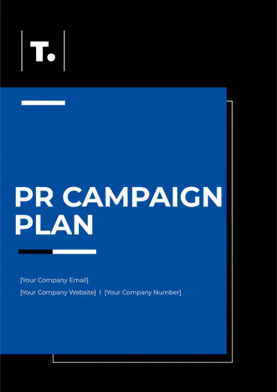 Free PR Campaign Plan Template to Edit Online