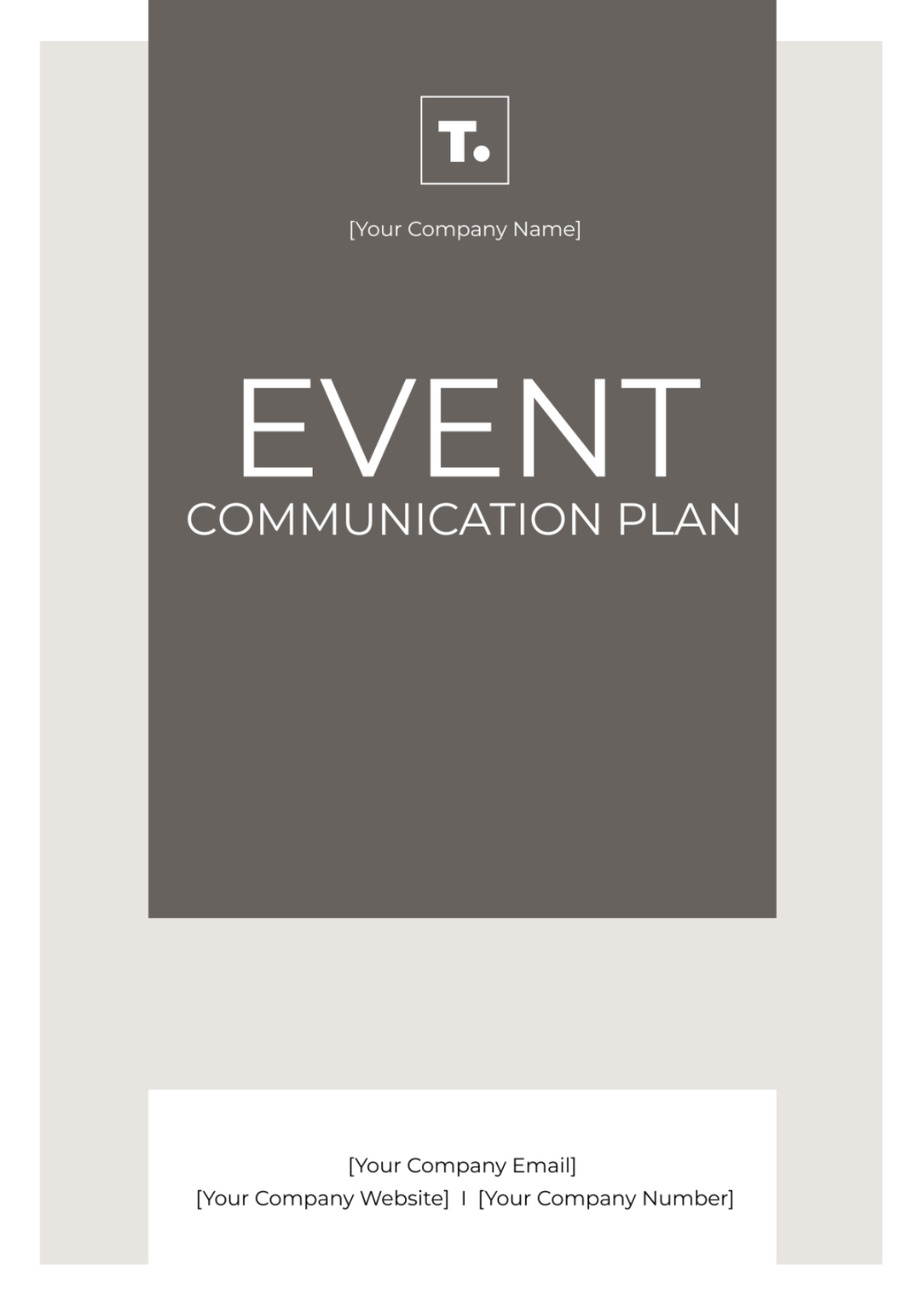 Event Communication Plan Template - Edit Online & Download